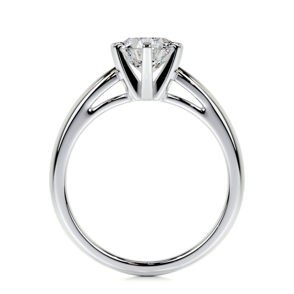 IGI 1.10 Carat Round  Excellent Cut Lab Grown Diamond Engagement Ring 14k Gold - Picture 3 of 8